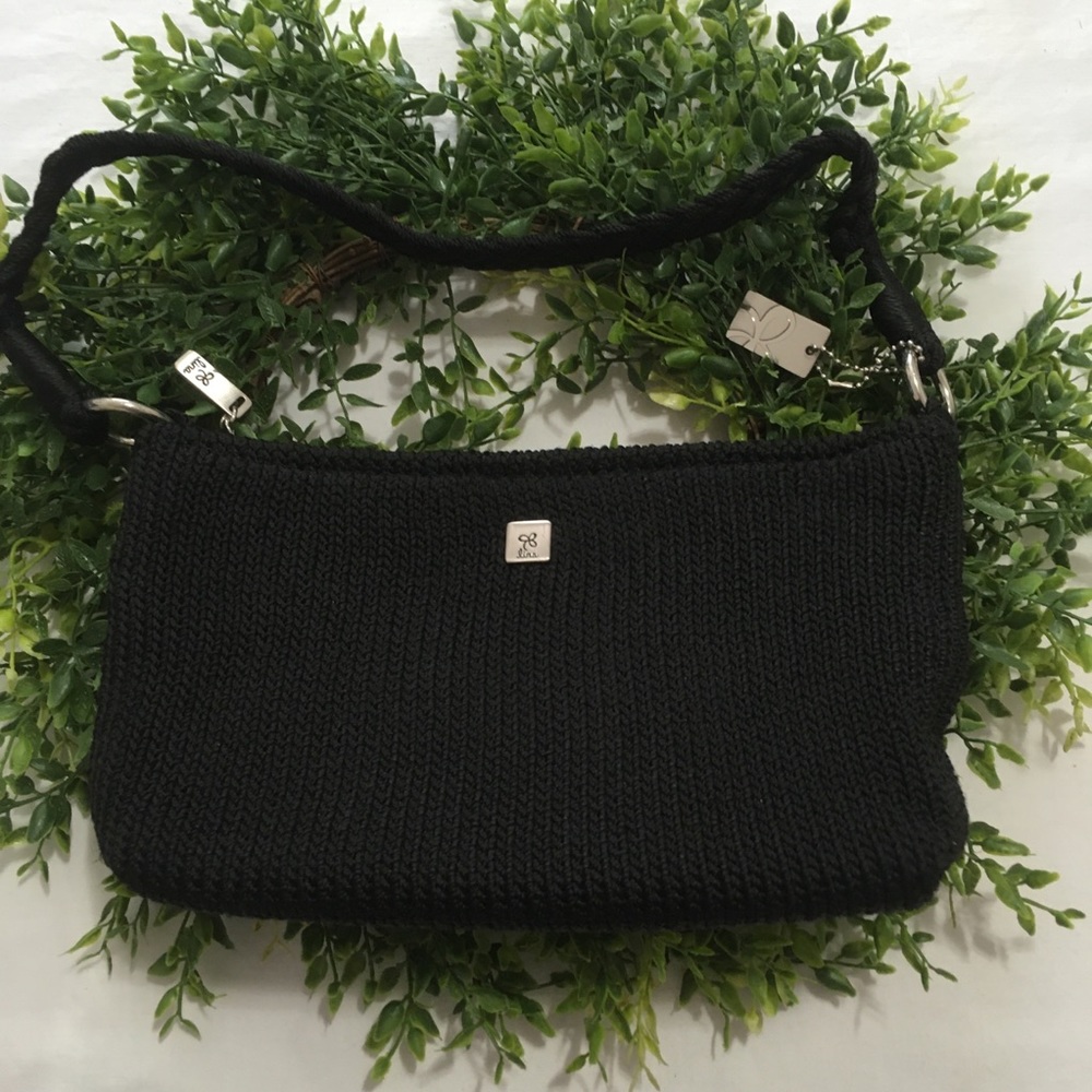 Lina Black Boho/Chic Shoulder Purse